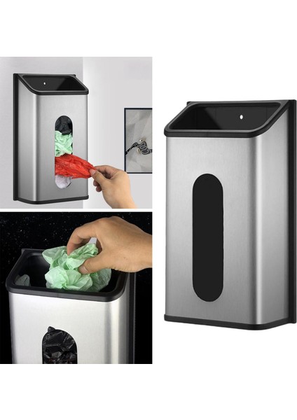 Plastik Torba Tutucu Mutfak Çöp Alışveriş Duvarı Monte Dispenser Çöp (Yurt Dışından) fırsatları