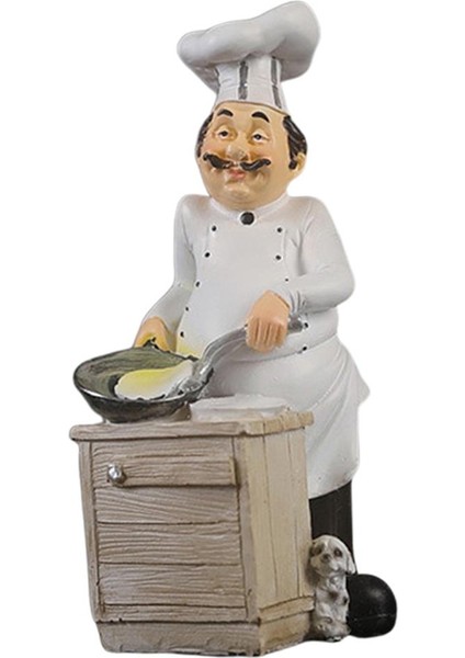Yemek Figürinler Mutfak Dekor Şef Heykel Süsleri Yemek (Yurt Dışından) modelleri