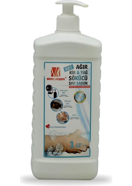 Rbt Ağır Kir ve Yağ Sökücü Sıvı Sabun 1l