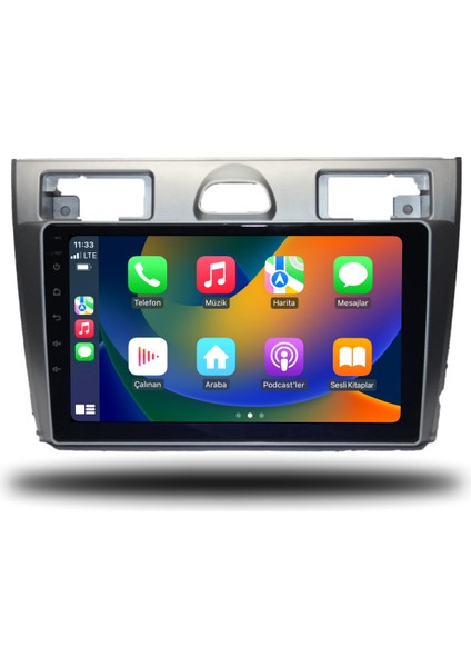 Ford Fiesta Android Carplay Multimedya 2006-2011 4gb Ram + 64GB Hafıza + 8 Çekirdek