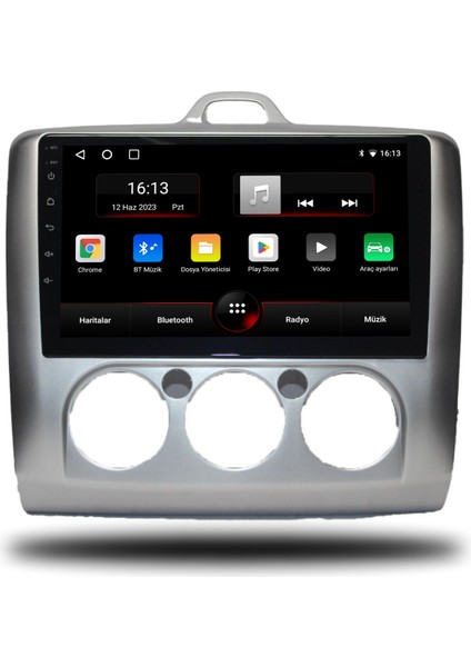 Ford Focus 2 Android Carplay Multimedya 2007-2011 Manuel Klima 2gb Ram + 32GB Hafıza + 4 Çekirdek fiyatları