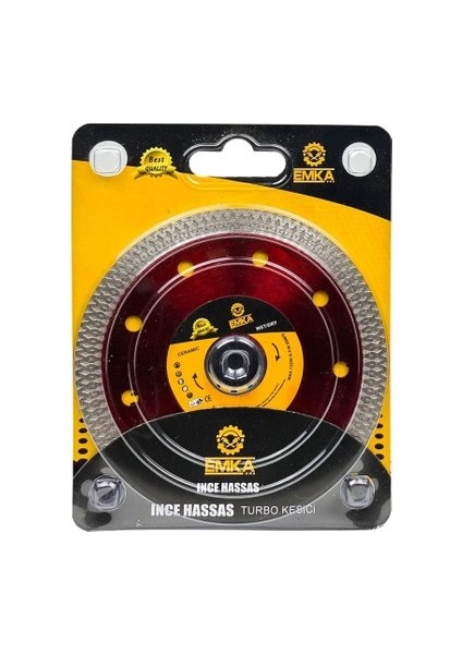 Ince Hassas Turbo Kesici 180 mm Mermer Granit Kesici Disk