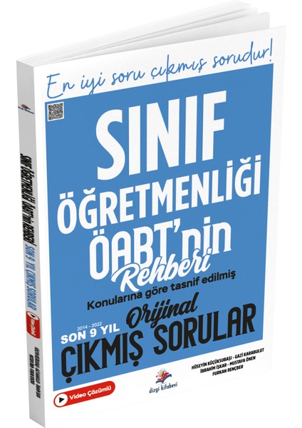 ÖABT Sınıf Öğretmenliği KPSS Son 9 Yıl Tamamı Video Çözümlü Çıkmış Sorular- 2023