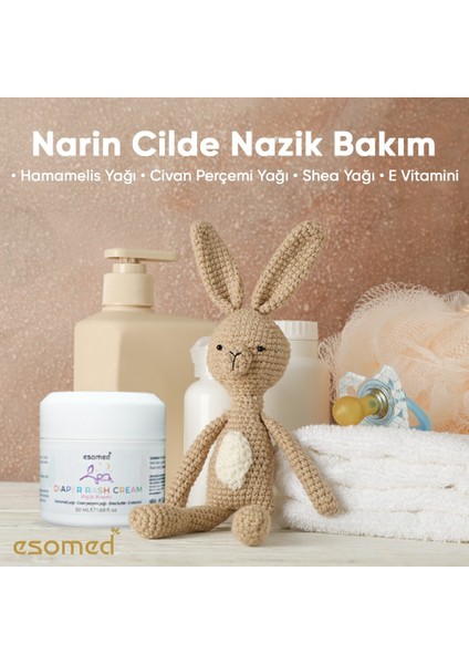 Bebek Pişik Önleyici Bitkisel Bakım Kremi Çinko Oksit %15 50 ml