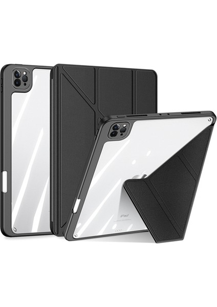 iPad Pro 11 2022-2021-2020-2018 Kılıf Magi Series Kalem Tutuculu Uyku Modlu Kapaklı Kılıf