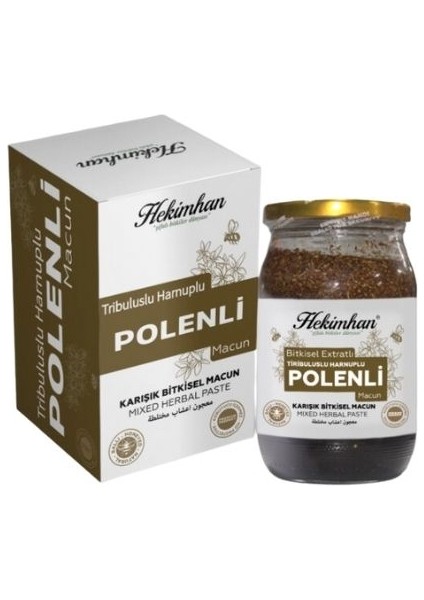 2 Kutu Tiribuluslu Polenli Bitkisel Macun 420 gr (Toplamda 840 Gr)