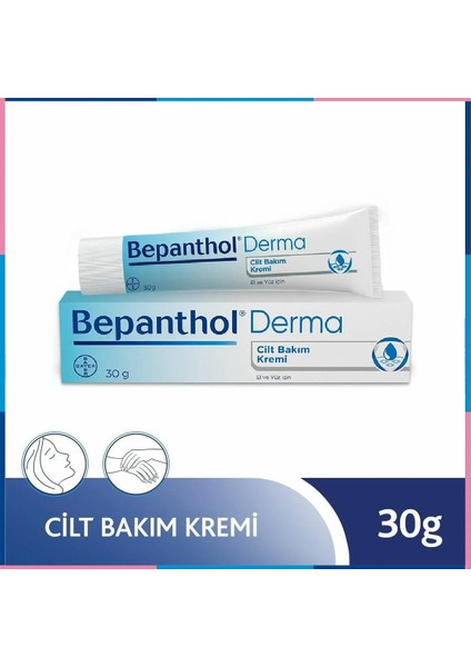 Derma El ve Yüz Cilt Bakım Kremi 30 gr