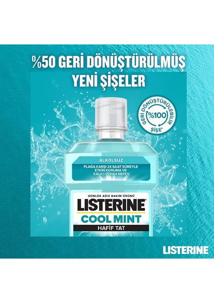 Cool Mint Hafif Tat Alkolsüz Ağız Bakım Suyu 500 ml