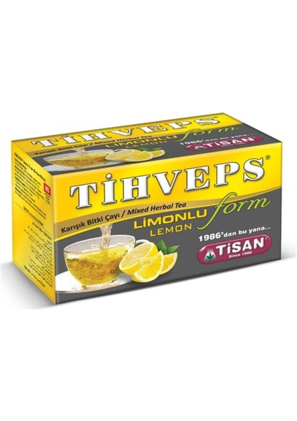Tihveps Kayısılı ve Limonlu Form Çayı Seti