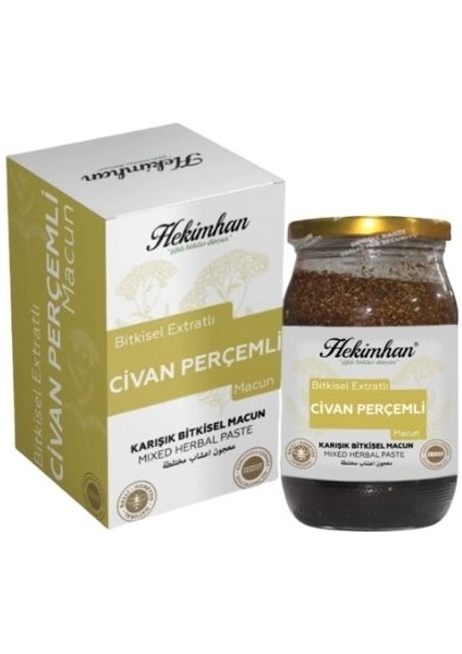 2 Kutu Civanperçemli Bitkisel Macun 420 gr (Toplamda 840 Gr)
