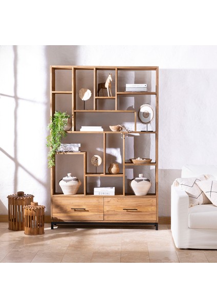 Bergamo Kitaplık Natural fiyatları