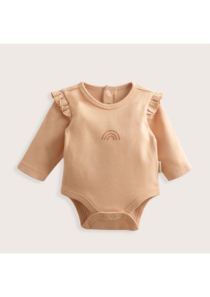 Rainbow Yenidoğan Uzun Kollu Body Somon