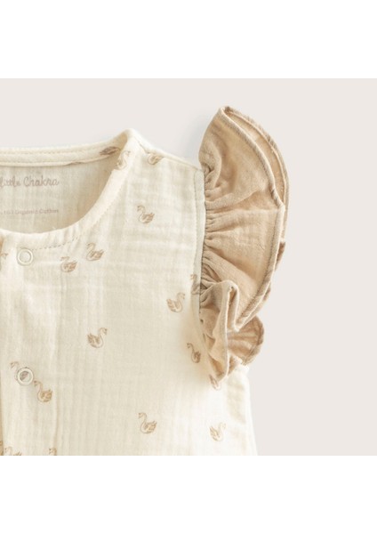 Little Swan Yenidoğan Fırfırlı Tulum&şapka Set Ekru fiyatları