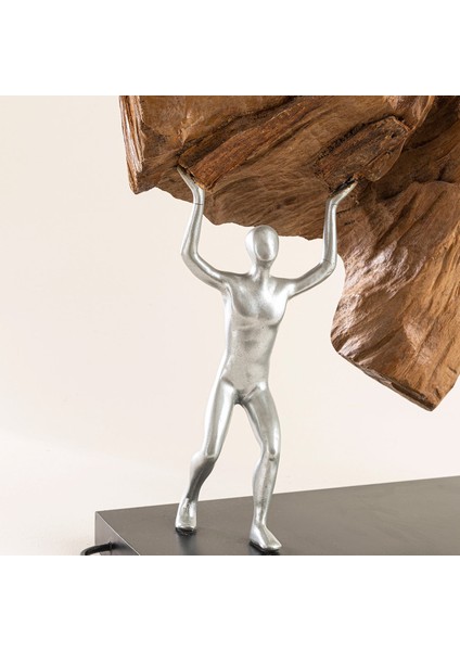 Human Figür Dekoratif Obje Natıurel 49 cm Natural fırsatları