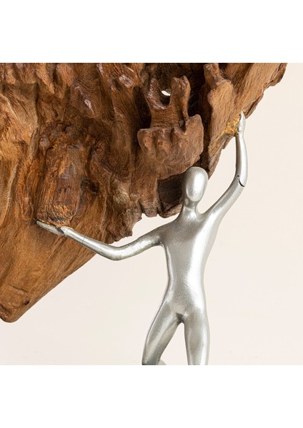Human Figür Dekoratif Obje Natıurel 49 cm Natural indirimleri