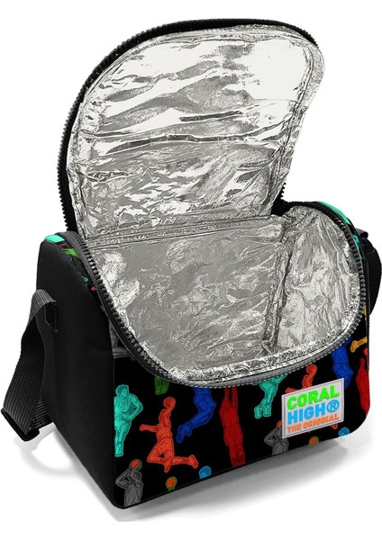 Kids Siyah Basketbol Desenli Çekçekli 3'lü Çanta Seti SET0123377 fırsatları