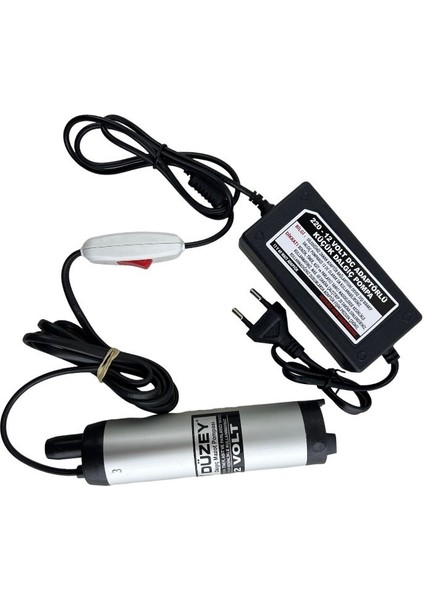 Alüminyum Gövde Küçük Dalgıç Transfer Pompası 12 VOLT-220 Volt Priz