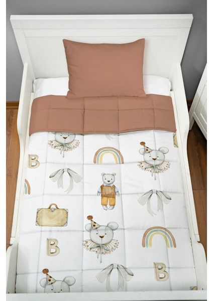 Baskılı Yorgan Seti (100x150 Cm) - Iconic Serisi - Antika Oyuncak Ayı fiyatları