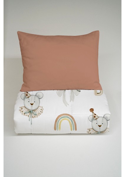 Baskılı Yorgan Seti (100x150 Cm) - Iconic Serisi - Antika Oyuncak Ayı modelleri