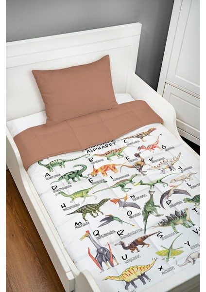 Bebek Yorgan Seti (95X145 Cm) - Iconic Serisi - Çizgisel Uzay