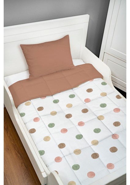 Bebek Yorgan Seti (95X145 Cm) - Iconic Serisi - Noktalar