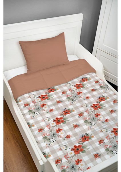 Bebek Yorgan Seti (95X145 Cm) - Iconic Serisi - Yılbaşı Ağaçları