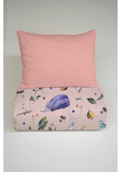 Montessori Yorgan Seti (95X195 Cm) - Iconic Serisi - Sürrealist Bahçe modelleri