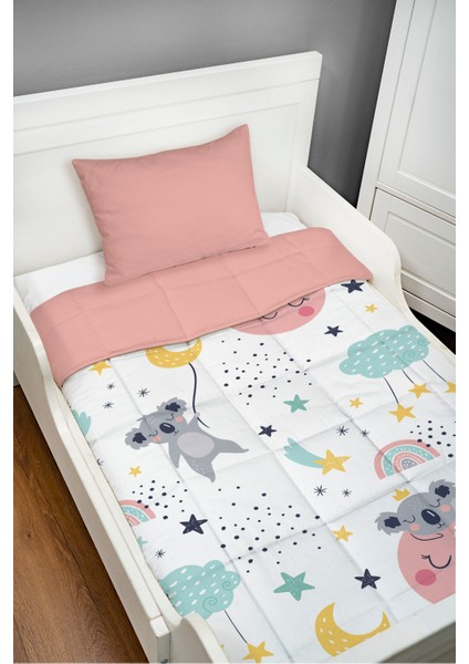 Montessori Yorgan Seti (95X195 Cm) - Iconic Serisi - Uykucu Koala