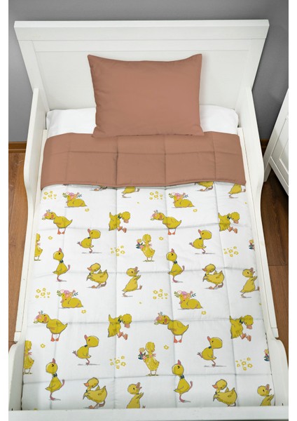 Bebek Yorgan Seti (95X145 Cm) - Iconic Serisi - Eğlenceli Ördekler fiyatları