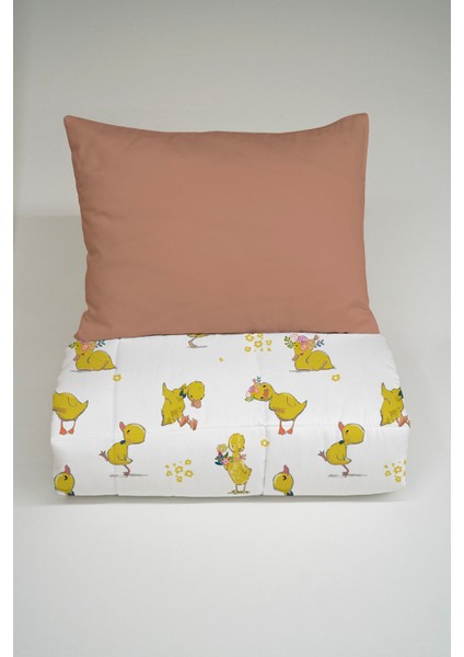 Bebek Yorgan Seti (95X145 Cm) - Iconic Serisi - Eğlenceli Ördekler modelleri