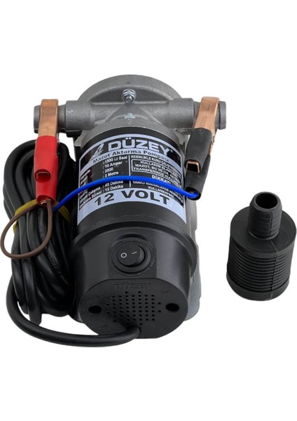 3/4 Çıkışlı Dıştan Mazot ve Sıvı Aktarım Pompası 12 Volt