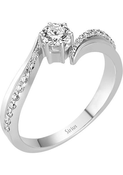 G Renk Toplam 0,45 Karat Pırlanta Tektaş Yüzük 0423R0007