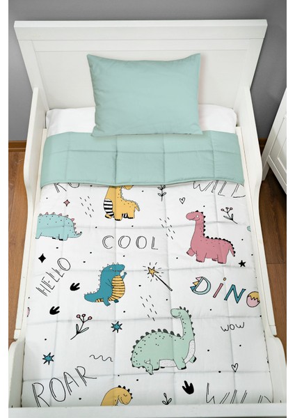 Montessori Yorgan Seti (95X195 Cm) - Iconic Serisi - Şirin Dinozorlar fiyatları