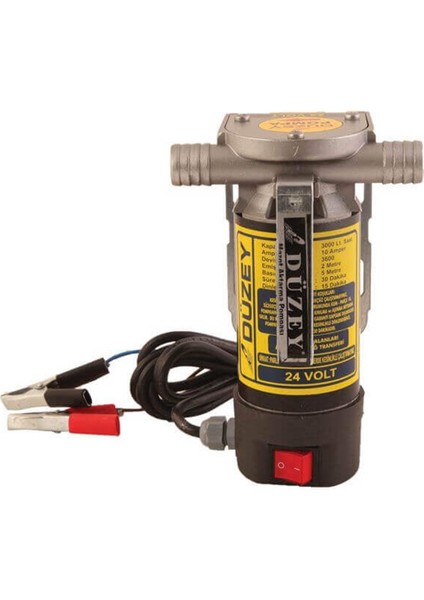24 Volt 1 Inc Alüminyum Gövde Sıvı Transfer Pompası