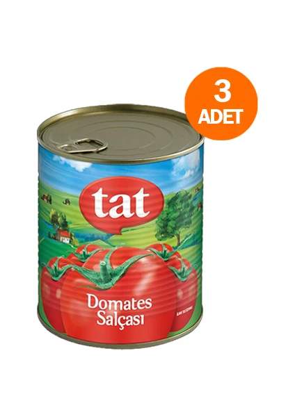 Domates Salçası 830 gr Brix 28-30 (3 Adet)