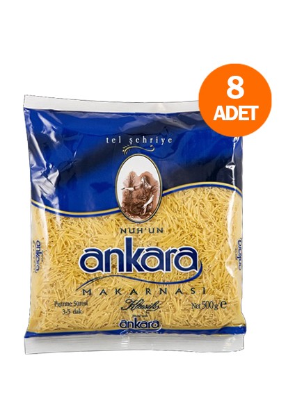 Nuh'un Ankara Tel Şehriye 500 gr (8 Adet)