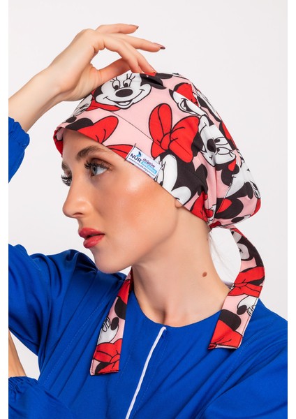 Tesettür Hemşire Bonesi - Pudra Mickey fiyatları