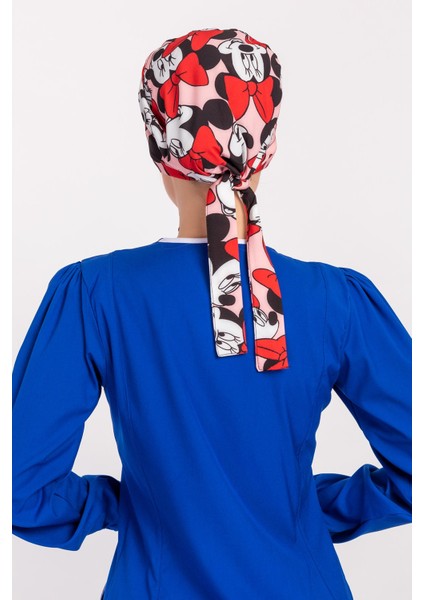 Tesettür Hemşire Bonesi - Pudra Mickey indirimleri