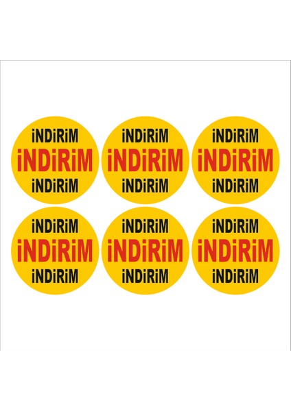 Dönkart Indirim Levhası 30 x 30 cm 3mm Dekota Üzerine Çift Taraflı Uv Baskı (Model 11)