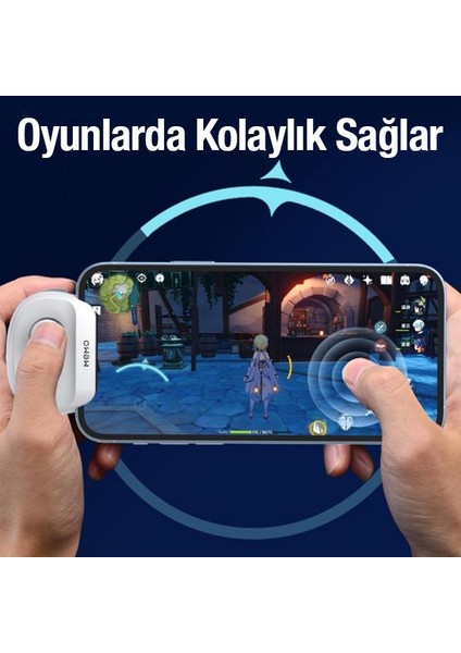 Polham Telefon ve Tablet Mobil Oyuncu Konsolu, Mmo Oyunlar Için Kontrol Cihazı, Yön Verme Konsolu