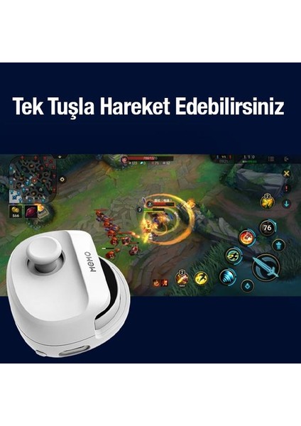 Polham Telefon ve Tablet Mobil Oyuncu Konsolu, Mmo Oyunlar Için Kontrol Cihazı, Yön Verme Konsolu