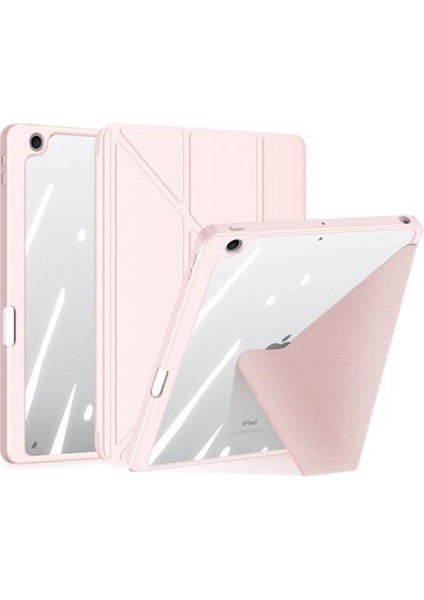 Polham Kalem Tutuculu ve Uyku Modlu Apple Ipad 10.9 Inch 2022 Uyumlu Kapaklı Kılıf, Standlı Ayarlanabilir Kapaklı