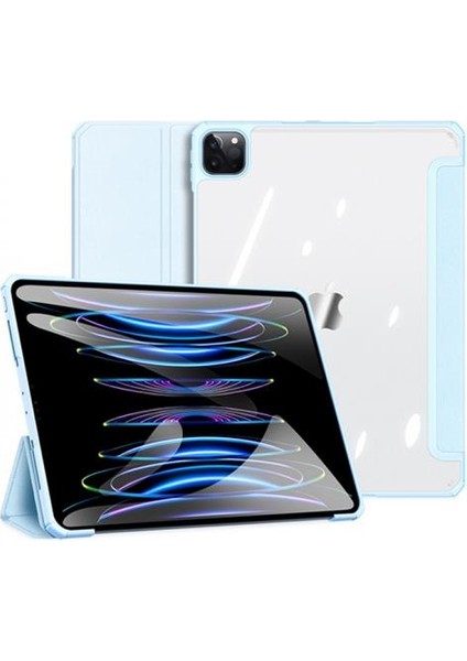 Polham Ultra Ince Apple Ipad 12,9 Inch Uyumlu Uyku Modlu Kapaklı Kılıf, Standlı Mıknatıslı Kapak