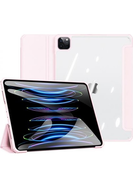 Polham Ultra Ince Apple Ipad 12,9 Inch Uyumlu Uyku Modlu Kapaklı Kılıf, Standlı Mıknatıslı Kapak