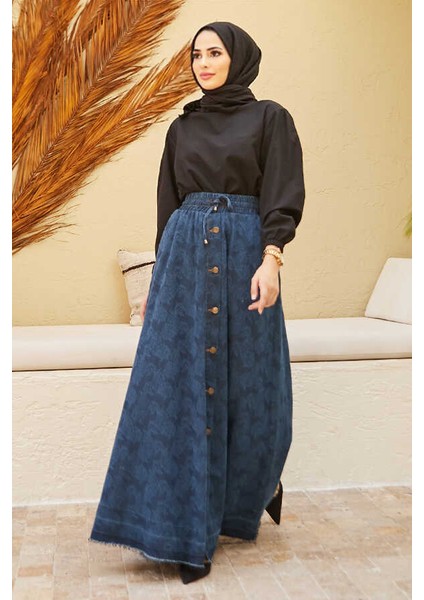 2215-EFSANEM Mevlana Etek Koyu Mavi fiyatları