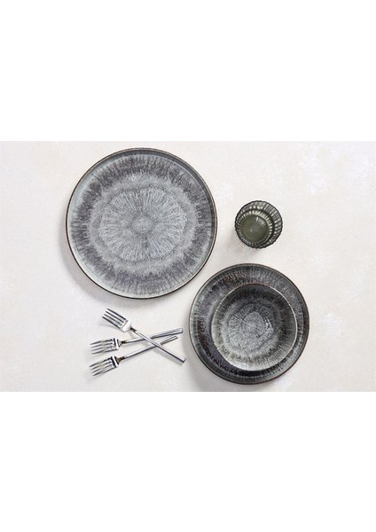 Stoneware Iris Yemek Takımı 3 Parça