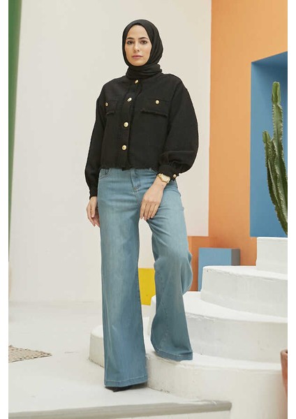 1152-BOL Paça Pantolon Mavi