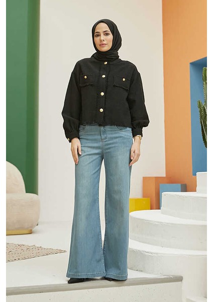 1152-BOL Paça Pantolon Mavi indirimleri