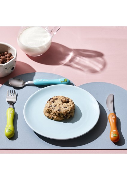 Dinazor 3 Parça Çocuk Çatal Kaşık Bıçak Seti modelleri