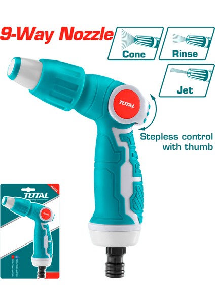 Ayarlı Plastik Sulama Tabancası / THWSG6031